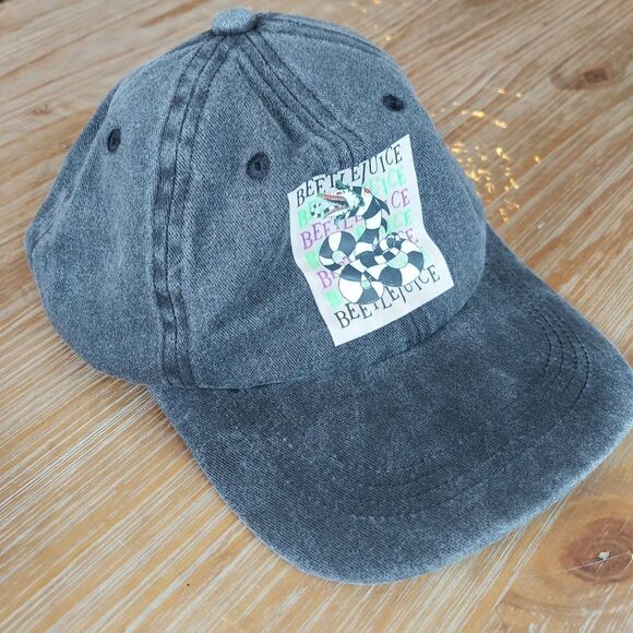 Accessories - Beetlejuice Hat Baseball Cap Adjustable NWOT Gray Vintage Style